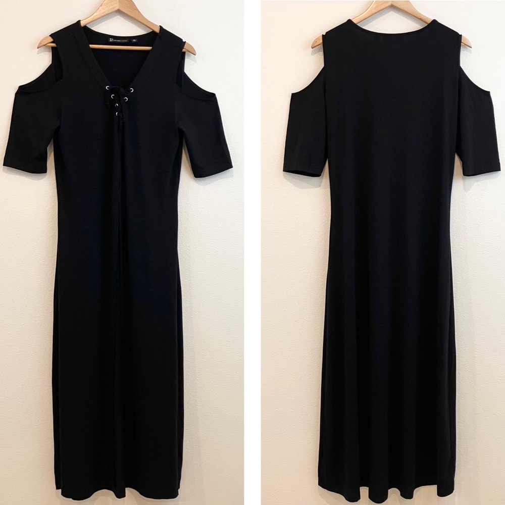 NY&C | Black Cold Shoulder Dress
